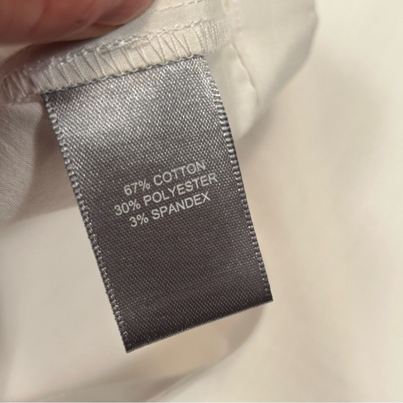 NWT Marled white blouse, M - Picture 8 of 12